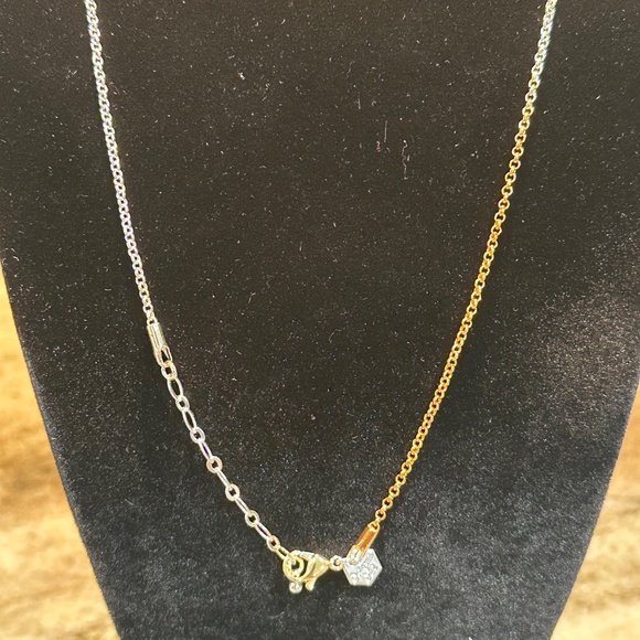 Origami Owl Living Locket TEACHER NECKLACE Bus Apple Books Two-Tone 22" Chain - Picture 6 of 11